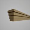 Ancadrament decorativ din polistiren expandat cu rasina minerala  120x50 B