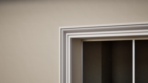 Ancadrament decorativ din polistiren expandat cu rasina minerala  120x65