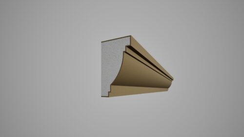 Ancadrament decorativ din polistiren expandat cu rasina minerala  120x70