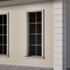 Ancadrament decorativ din polistiren expandat cu rasina minerala  120x70