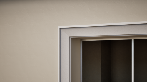 Ancadrament decorativ din polistiren expandat cu rasina minerala  120x80
