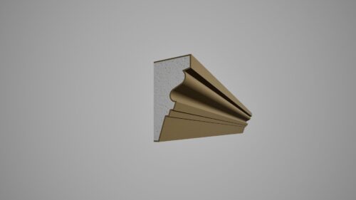 Ancadrament decorativ din polistiren expandat cu rasina minerala  130x65