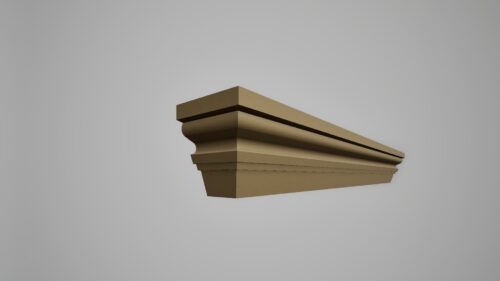 Ancadrament decorativ din polistiren expandat cu rasina minerala  130x65