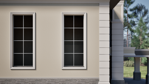 Ancadrament decorativ din polistiren expandat cu rasina minerala  130x65