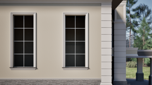 Ancadrament decorativ din polistiren expandat cu rasina minerala  130x65