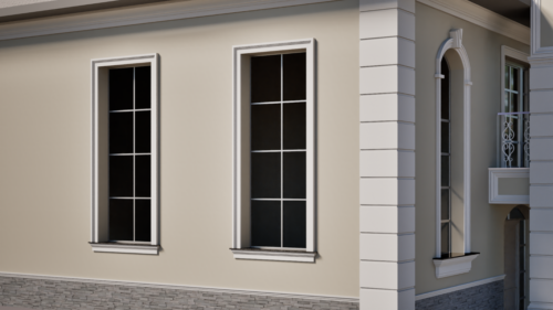 Ancadrament decorativ din polistiren expandat cu rasina minerala  135x55