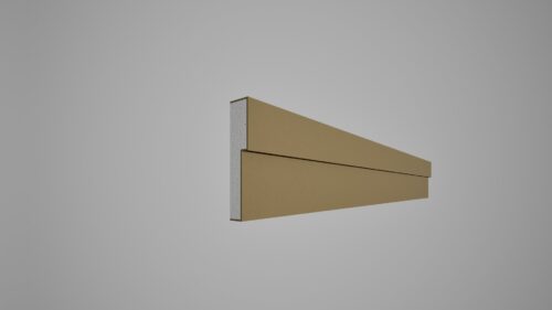 Ancadrament decorativ din polistiren expandat cu rasina minerala  140x30