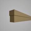 Ancadrament decorativ din polistiren expandat cu rasina minerala  140x30