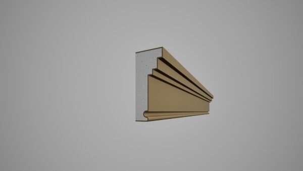 Ancadrament decorativ din polistiren expandat cu rasina minerala  140x60 A