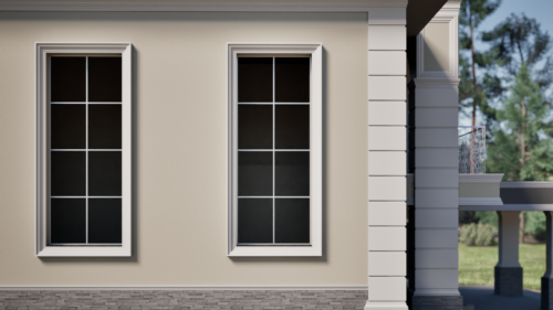 Ancadrament decorativ din polistiren expandat cu rasina minerala  150x115