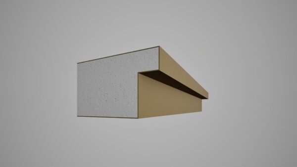 Ancadrament decorativ din polistiren expandat cu rasina minerala  150x250