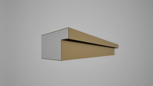 Ancadrament decorativ din polistiren expandat cu rasina minerala  150x250