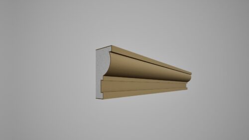 Ancadrament decorativ din polistiren expandat cu rasina minerala  150x70 B