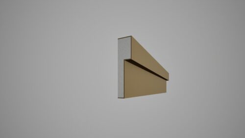Ancadrament decorativ din polistiren expandat cu rasina minerala  160x40
