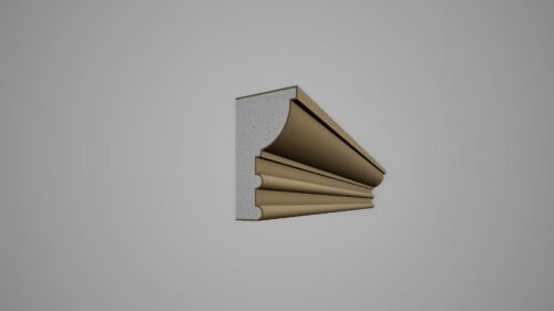 Ancadrament decorativ din polistiren expandat cu rasina minerala  165x90