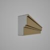 Ancadrament decorativ din polistiren expandat cu rasina minerala  170x100