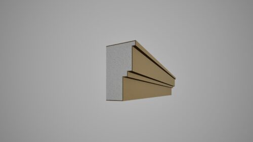Ancadrament decorativ din polistiren expandat cu rasina minerala  170x100