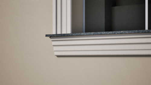 Ancadrament decorativ din polistiren expandat cu rasina minerala  170x40