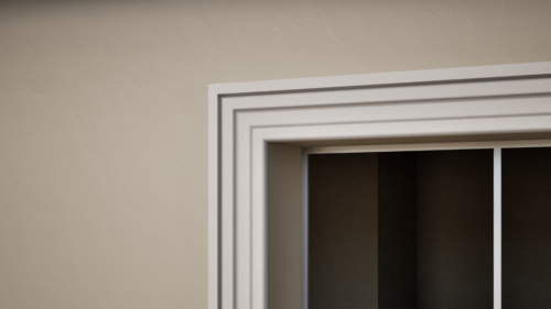 Ancadrament decorativ din polistiren expandat cu rasina minerala  170x40