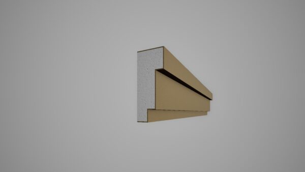 Ancadrament decorativ din polistiren expandat cu rasina minerala  170x70