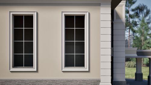 Ancadrament decorativ din polistiren expandat cu rasina minerala  185x100
