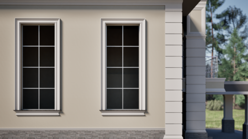 Ancadrament decorativ din polistiren expandat cu rasina minerala  185x100