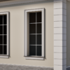 Ancadrament decorativ din polistiren expandat cu rasina minerala  185x100
