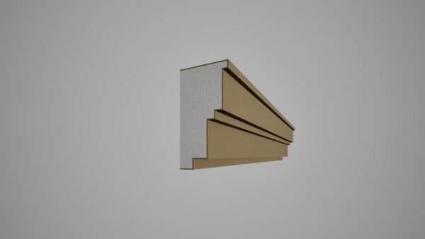 Ancadrament decorativ din polistiren expandat cu rasina minerala  190x100