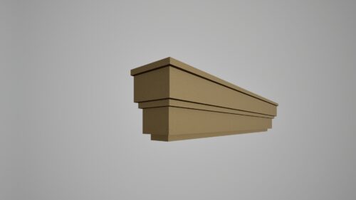 Ancadrament decorativ din polistiren expandat cu rasina minerala  190x100