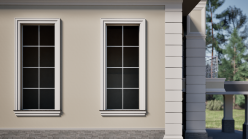 Ancadrament decorativ din polistiren expandat cu rasina minerala  190x100