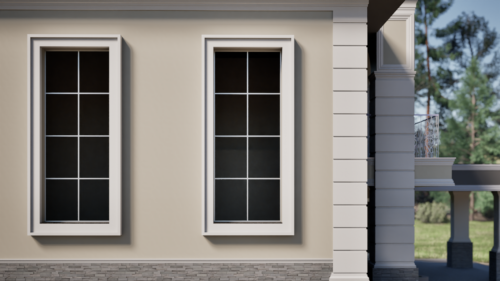 Ancadrament decorativ din polistiren expandat cu rasina minerala  200x200