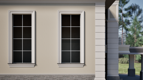 Ancadrament decorativ din polistiren expandat cu rasina minerala  200x90