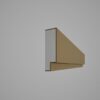 Brâu decorativ din polistiren expandat cu rasina minerala 100x30 D