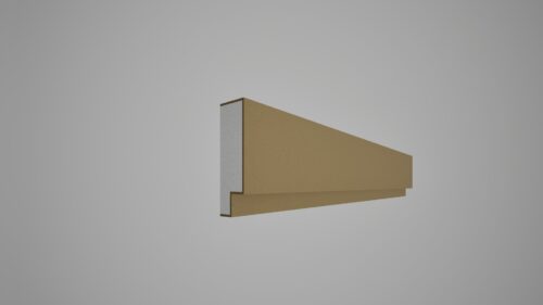 Brâu decorativ din polistiren expandat cu rasina minerala 100x30 D