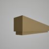 Brâu decorativ din polistiren expandat cu rasina minerala 100x30 D