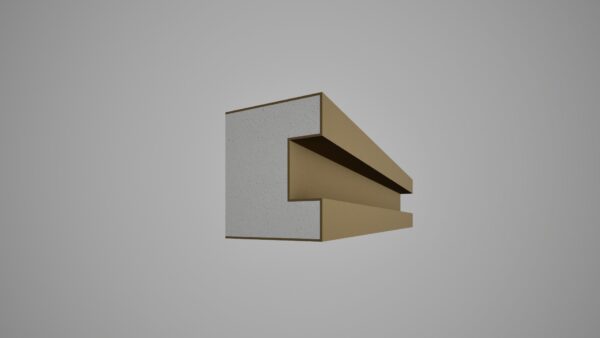 Brâu decorativ din polistiren expandat cu rasina minerala 120x100
