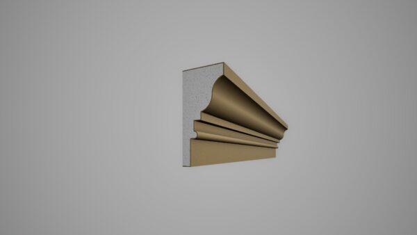 Cornisa decorativa din polistiren expandat cu rasina minerala, dimensiune 245x115x2000mm