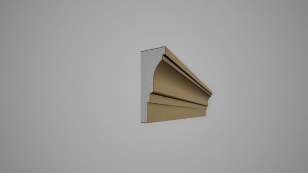 Cornisa decorativa din polistiren expandat cu rasina minerala, dimensiune 270x100x2000mm