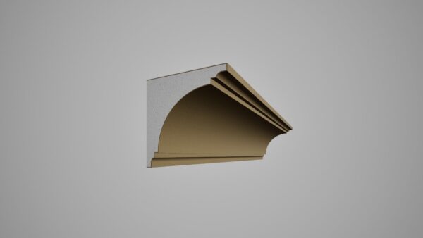 Cornisa decorativa din polistiren expandat cu rasina minerala, dimensiune 270x270x2000mm