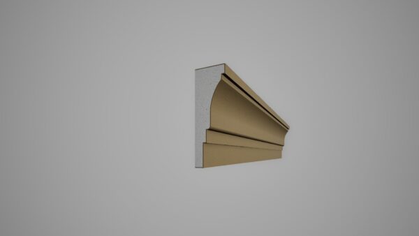 Cornisa decorativa din polistiren expandat cu rasina minerala, dimensiune 300x100x2000mm