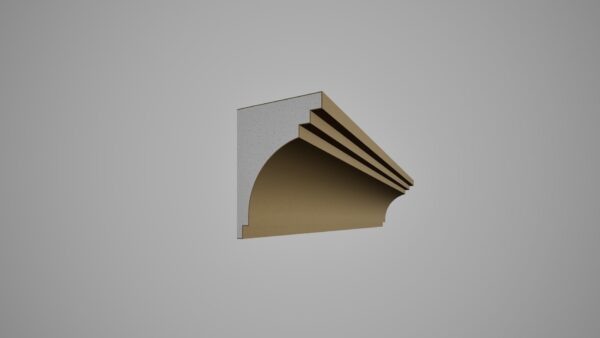 Cornisa decorativa din polistiren expandat cu rasina minerala, dimensiune 350x250x2000mm