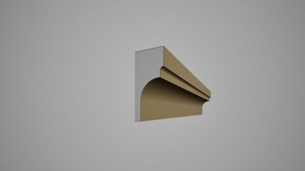 Cornisa decorativa din polistiren expandat cu rasina minerala, dimensiune 405x180x2000mm