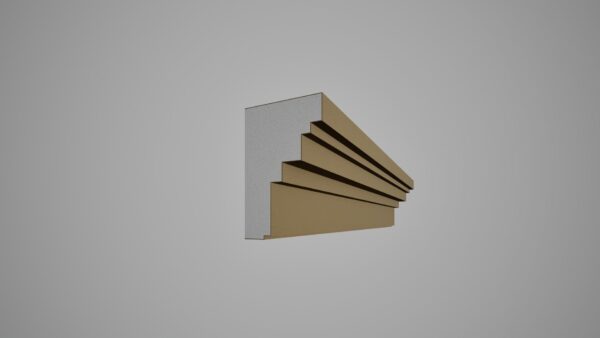 Cornisa decorativa din polistiren expandat, dimensiune 420x270x2000mm