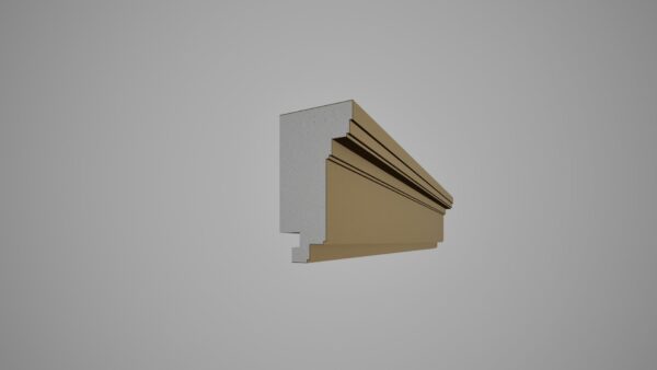 Cornisa decorativa din polistiren expandat cu rasina minerala, dimensiune 500x270x2000mm
