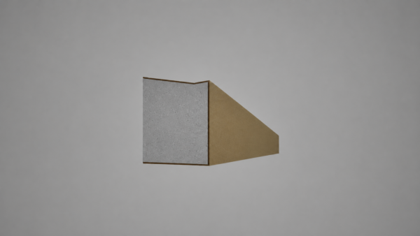 Brâu decorativ din polistiren expandat cu rasina minerala 120x100 A