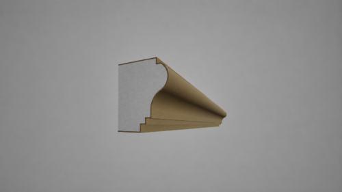 Brâu decorativ din polistiren expandat cu rasina minerala 120x100 B