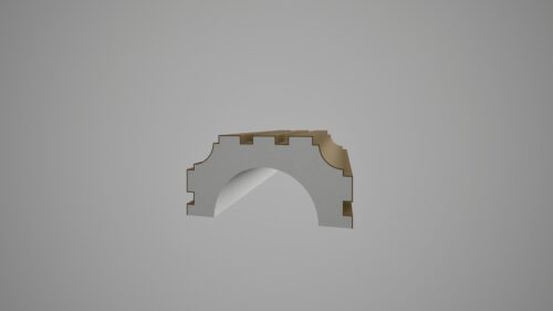 Semicoloana decorativa AP 2 R - 350x220(265) Rasina