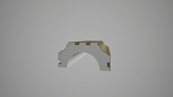AP 2 R - EXT 350 x 220 (265) Rasina 4 Semicoloana decorativa AP 2 R - 350x220(265) Rasina