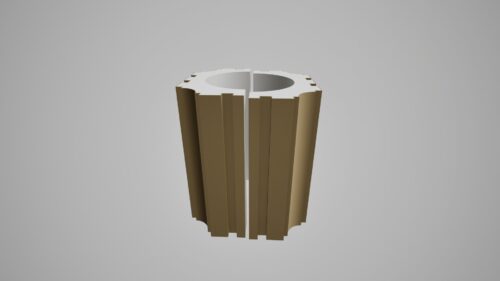 Semicoloana decorativa AP 4 EPS - 500x340(400) Polistiren