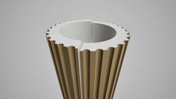 Semicoloana decorativa K 3 EPS - 360x250(300) Polistiren